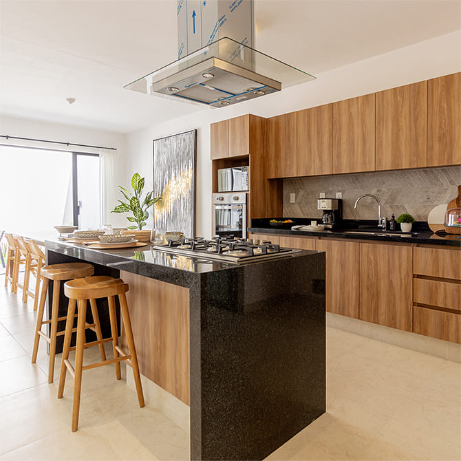 Bosques de Breda Residencial Modelo Bilbao Interiores Cocina