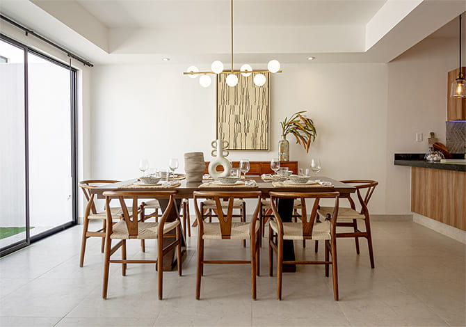 Bosques de Breda Residencial Modelo Burdeos Interiores Comedor
